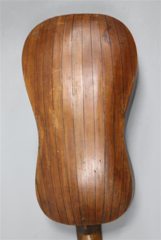 A mid 19th century Italian Chittara Battente, 91cm long